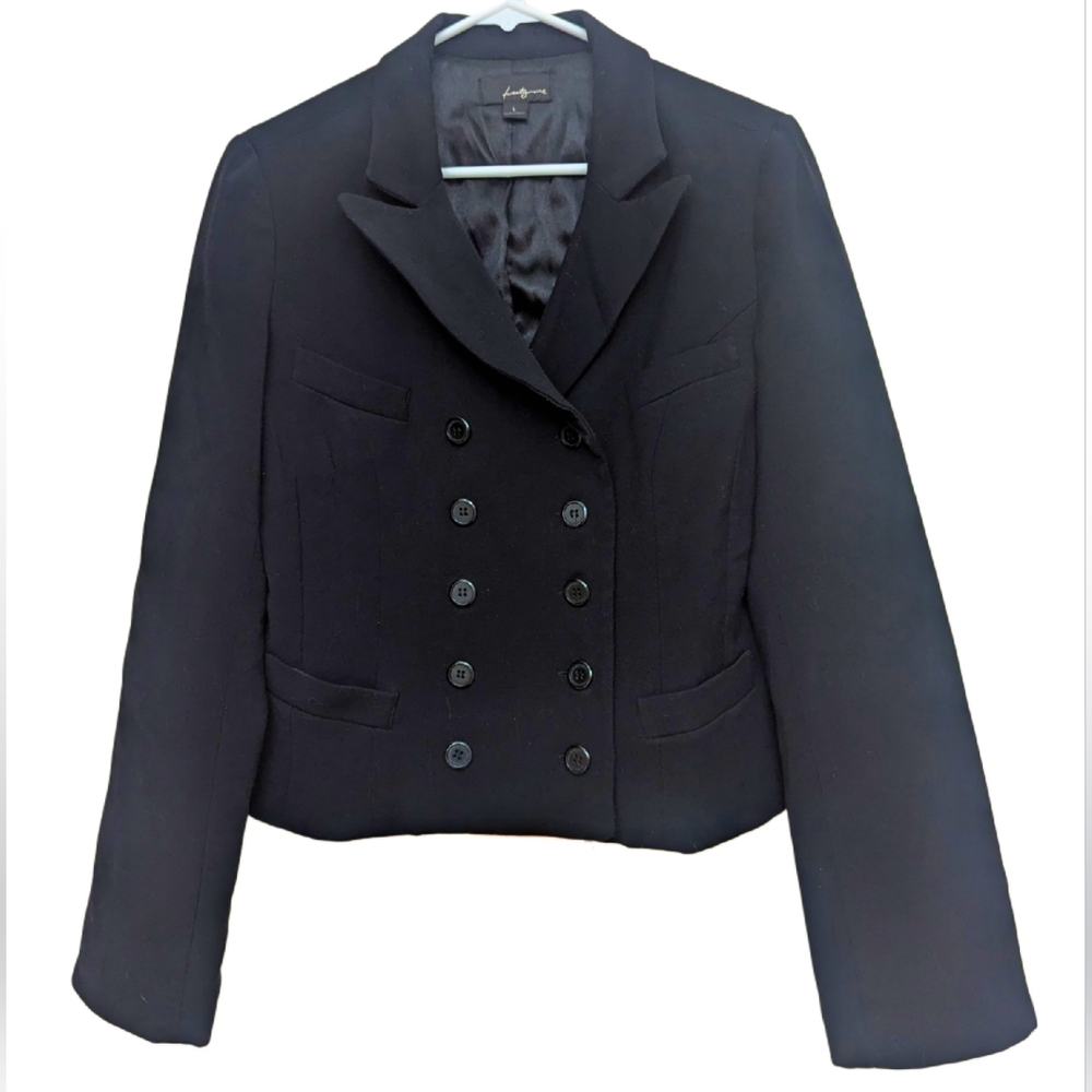 Forever 21 Black Double-Breasted Blazer